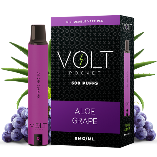 Volt Pocket Vape Disposable Pod - Aloe Grape - 0mg
