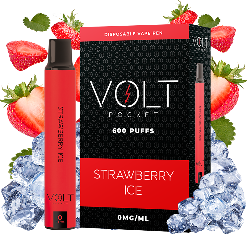 Volt Pocket Vape Disposable Pod - Strawberry Ice - 0mg
